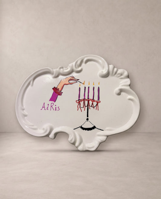 Πιατάκι Candle, χειροποίητο AέRis Home