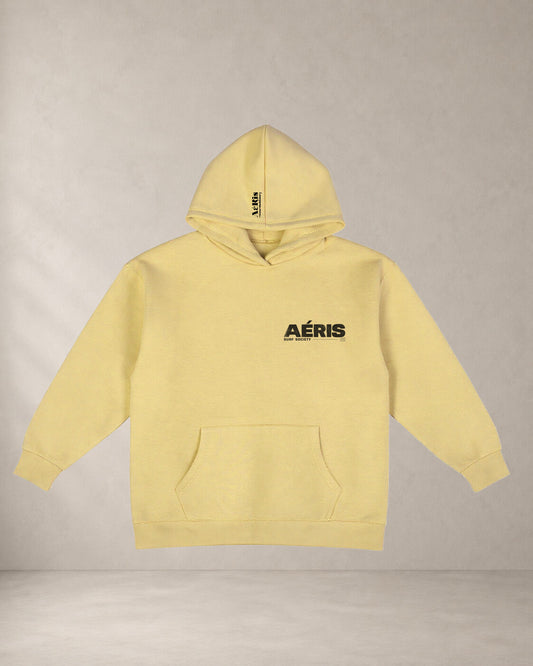 HOODIE SURF SOCIETY, oversized hoodie Aeris σε μπανανί