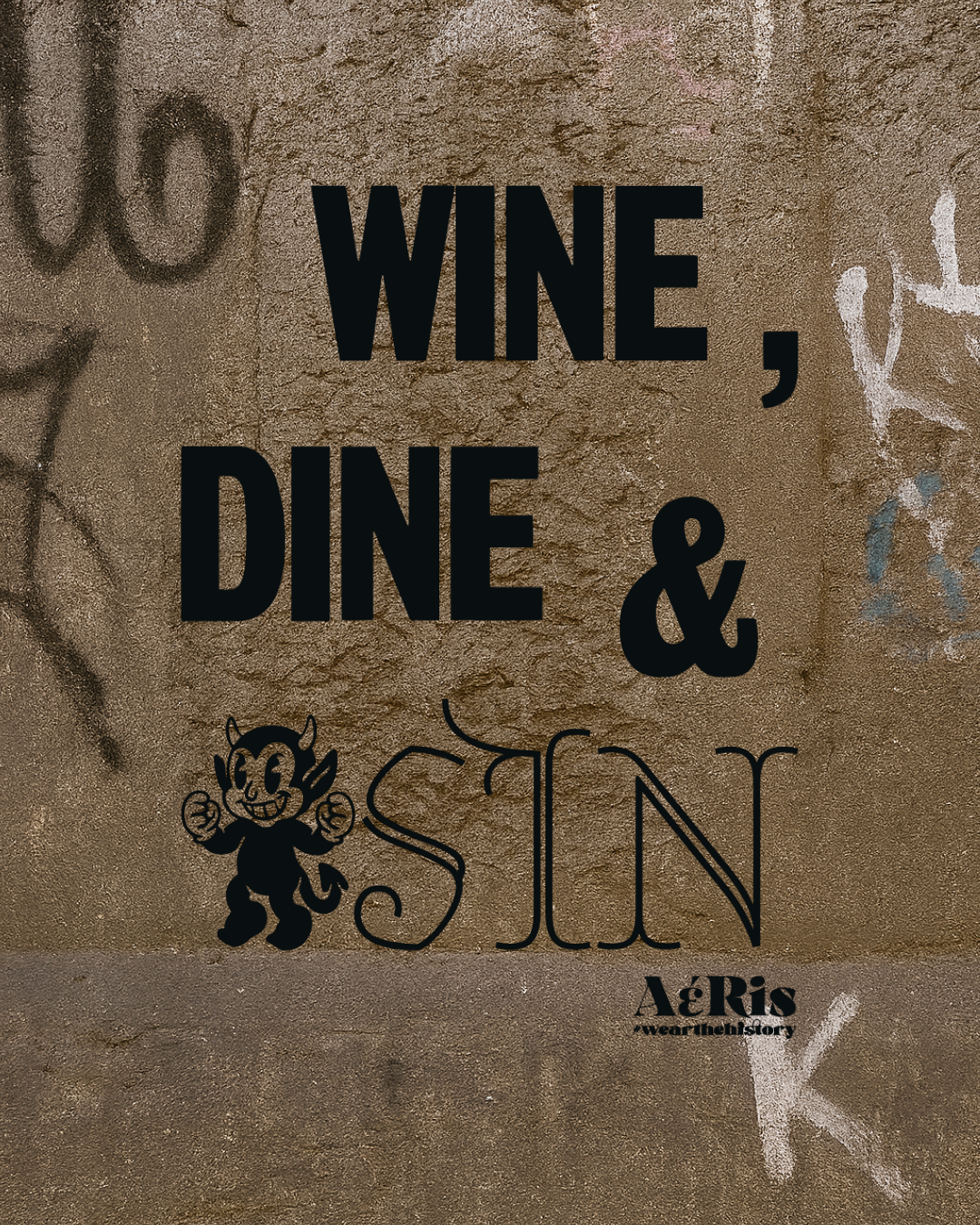 HOODIE WINE, DINE & SIN