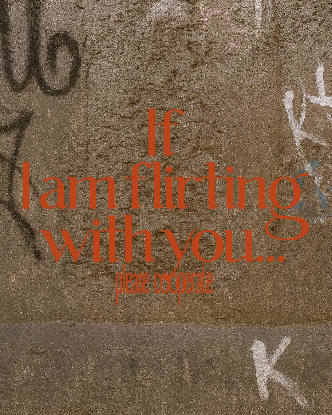 HOODIE IF I AM FLIRTING