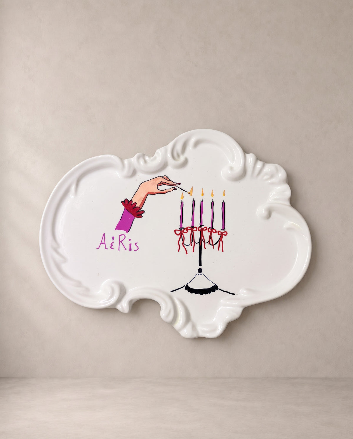 Πιατάκι Candle, χειροποίητο AέRis Home