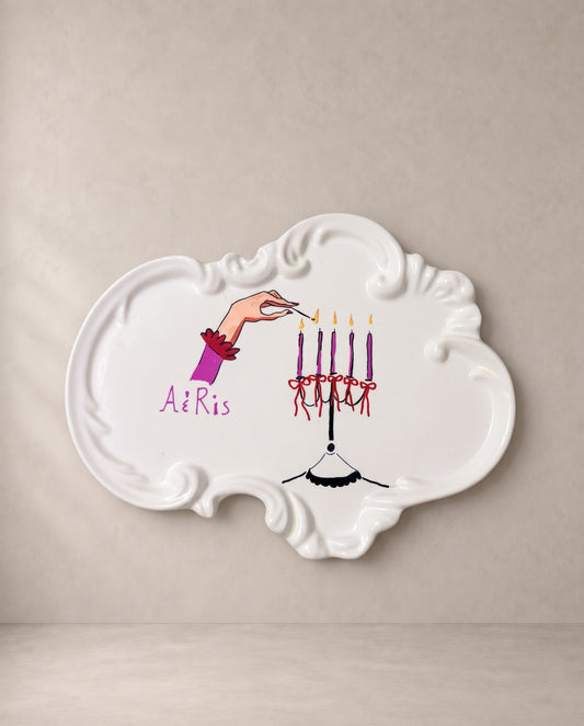 Πιατάκι Candle, χειροποίητο AέRis Home