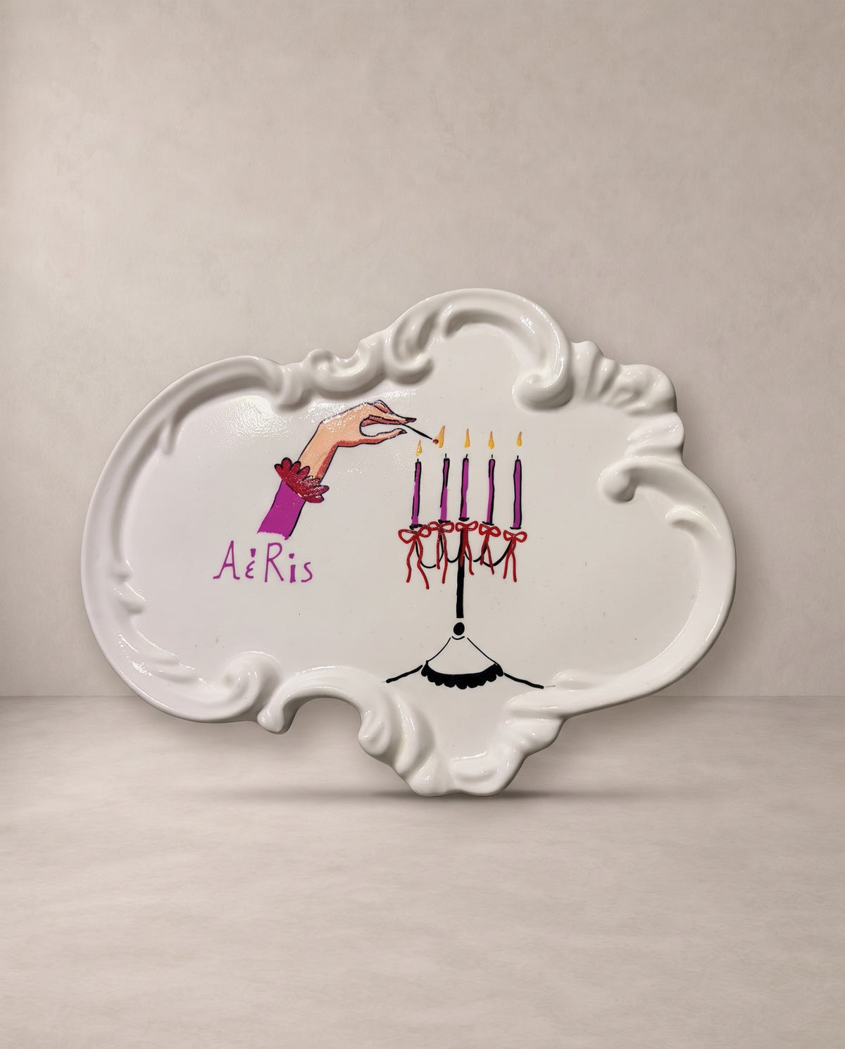 Πιατάκι Candle, χειροποίητο AέRis Home