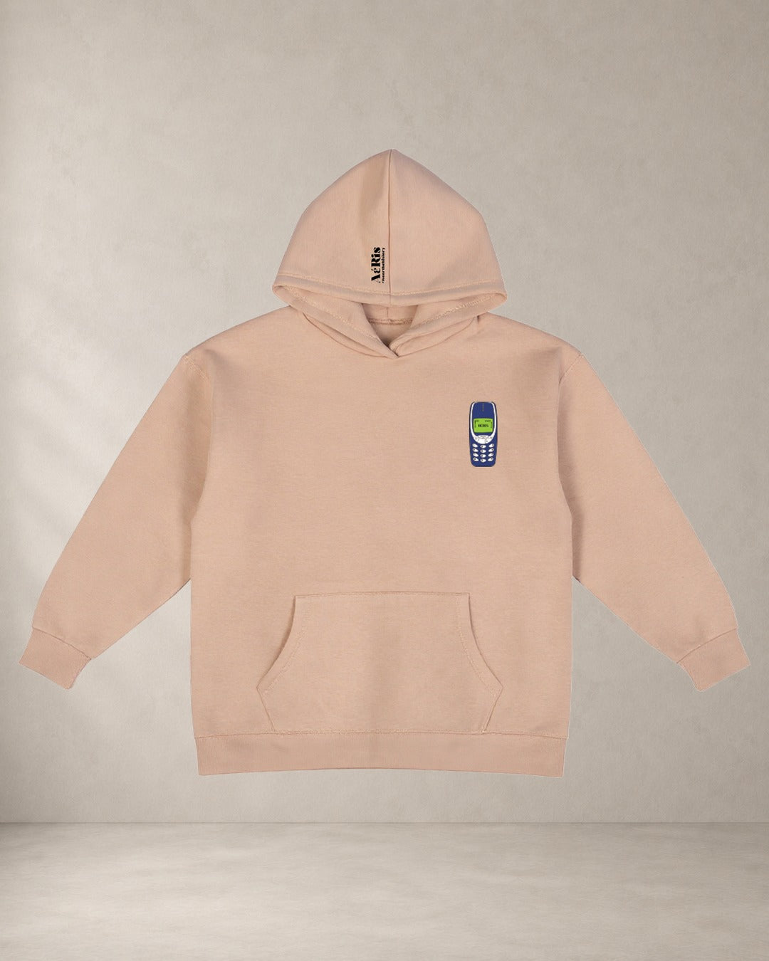HOODIE 3310 – oversized hoodie Aeris, σε μπεζ