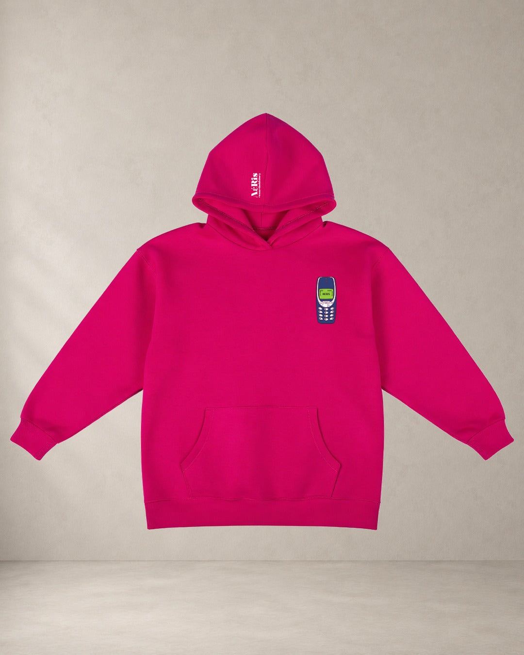 HOODIE 3310 – oversized hoodie Aeris, σε φουξ