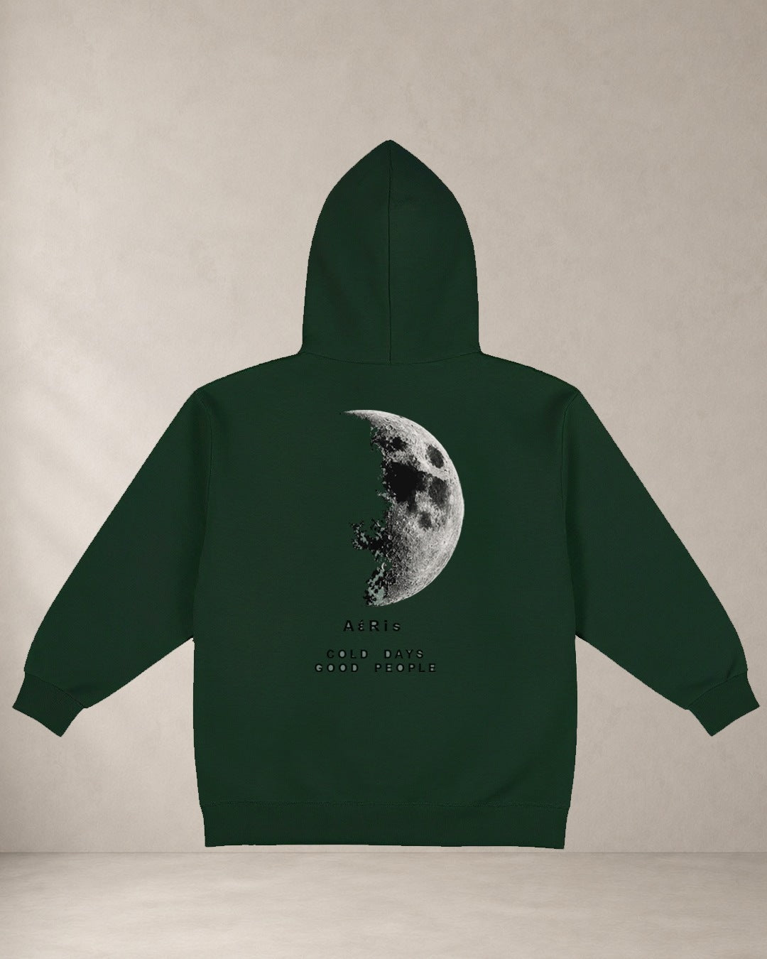 AERIS HOODIE COLD DAYS Κυπαρίσσι πίσω