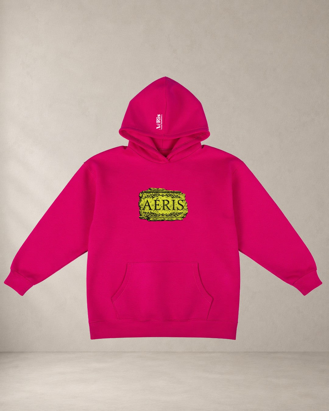 HOODIE KARYATIDA, oversized hoodie AέRis σε φουξ