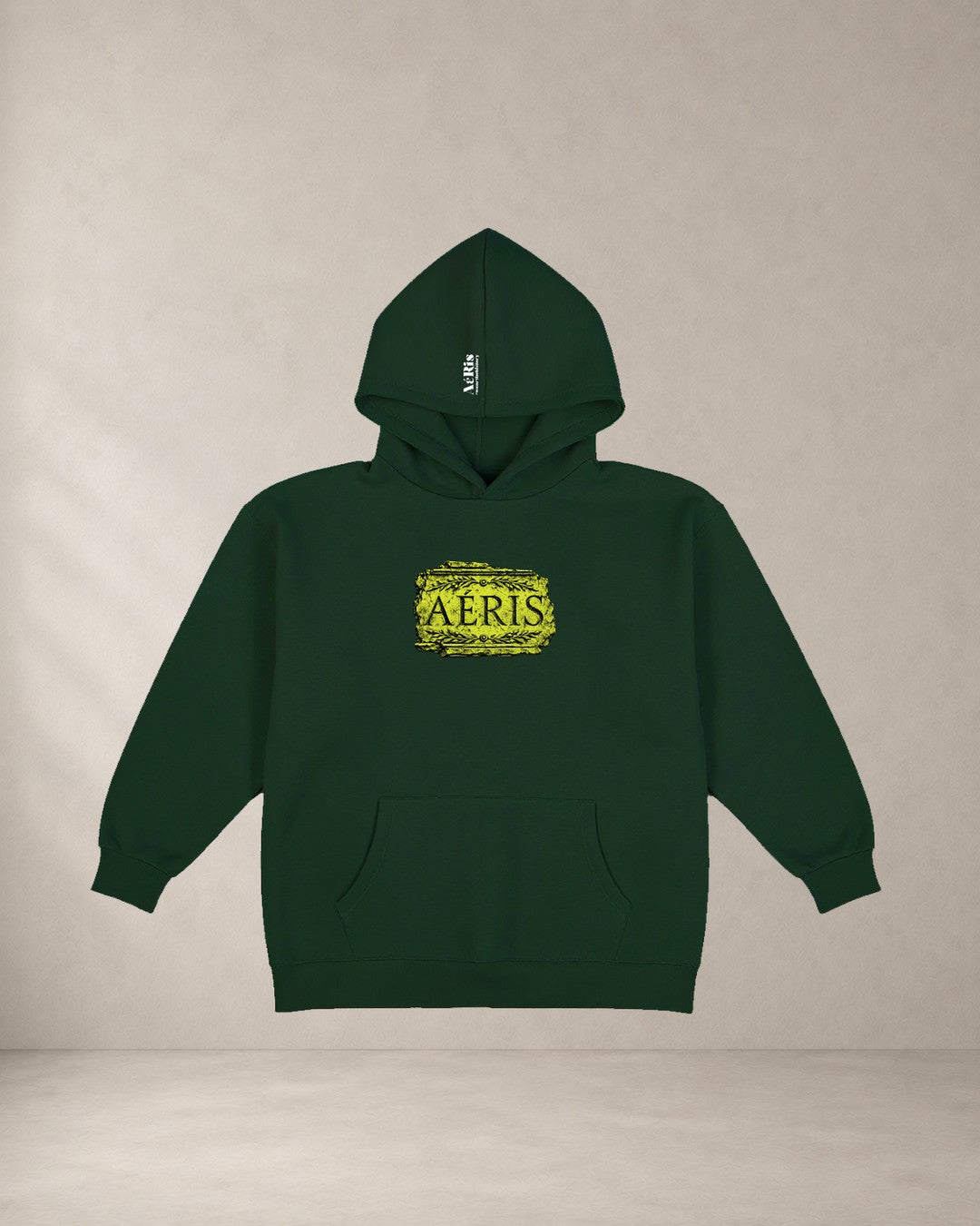 HOODIE KARYATIDA, oversized hoodie AέRis σε κυπαρίσσι
