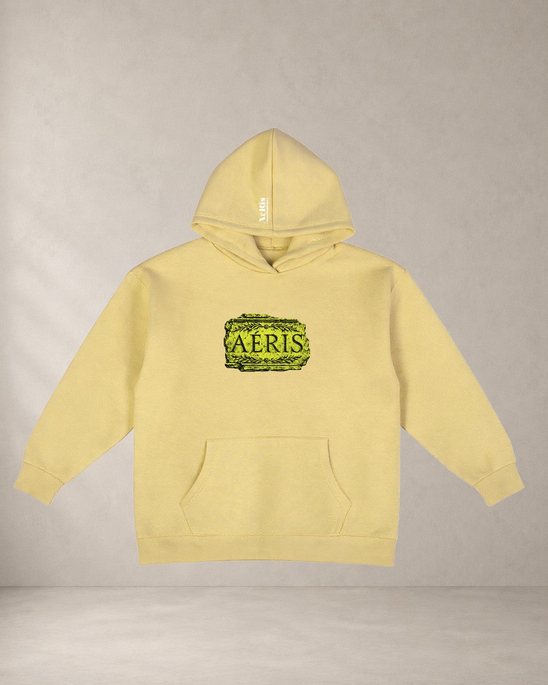 HOODIE KARYATIDA, oversized hoodie AέRis σε μπανανί