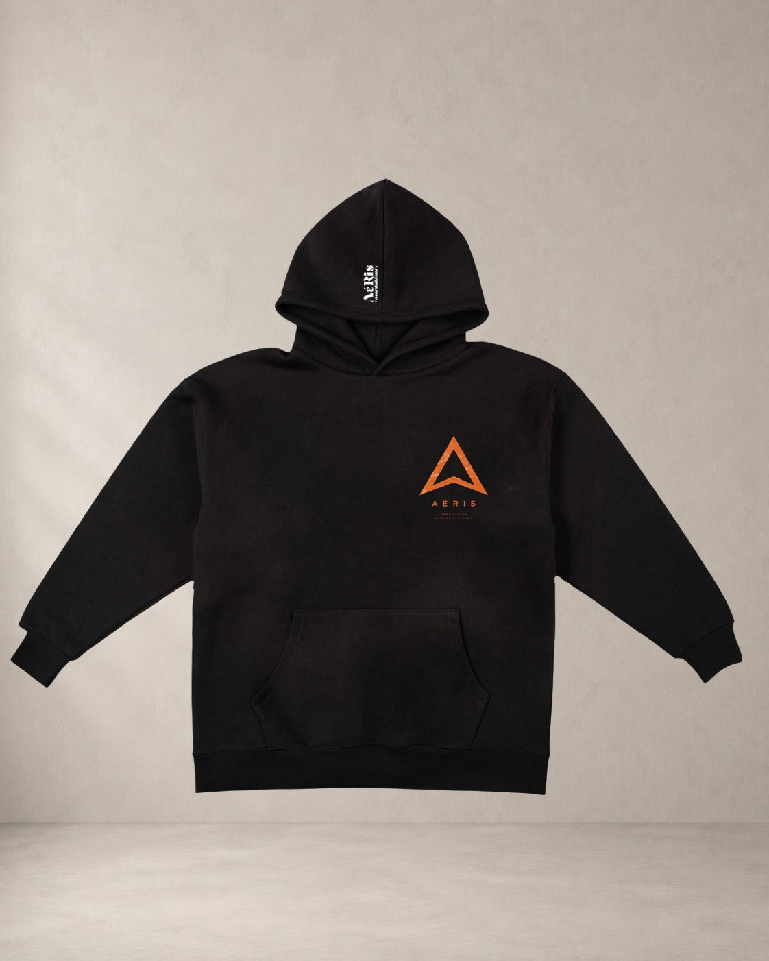 HOODIE SAME PEOPLE, oversized hoodie Aeris σε μαύρο
