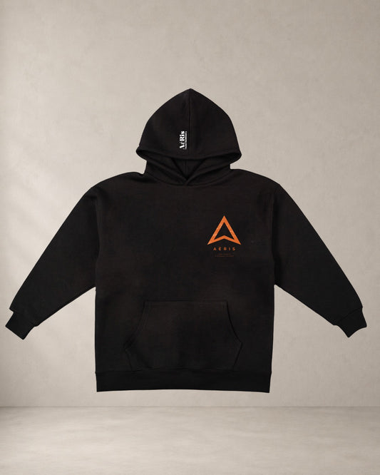 HOODIE SAME PEOPLE, oversized hoodie Aeris σε μαύρο
