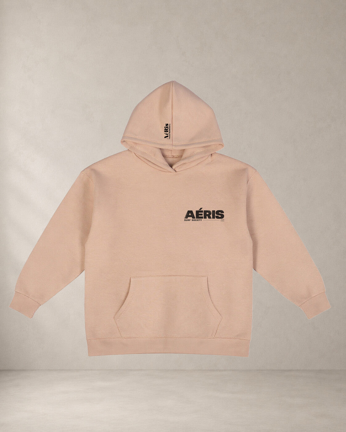 HOODIE SURF SOCIETY, oversized hoodie Aeris σε μπεζ