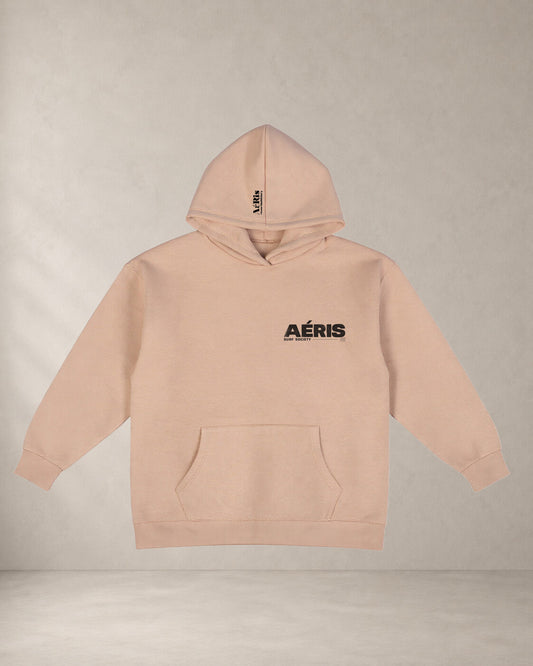 HOODIE SURF SOCIETY, oversized hoodie Aeris σε μπεζ