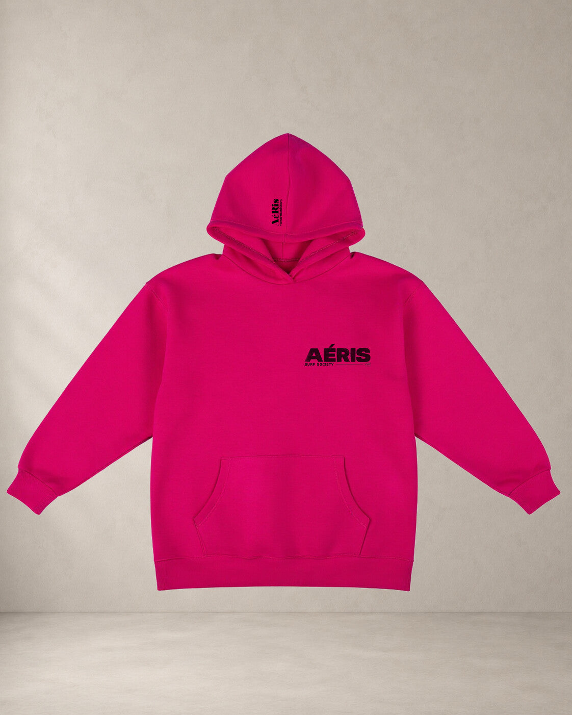 HOODIE SURF SOCIETY, oversized hoodie Aeris σε φουξ