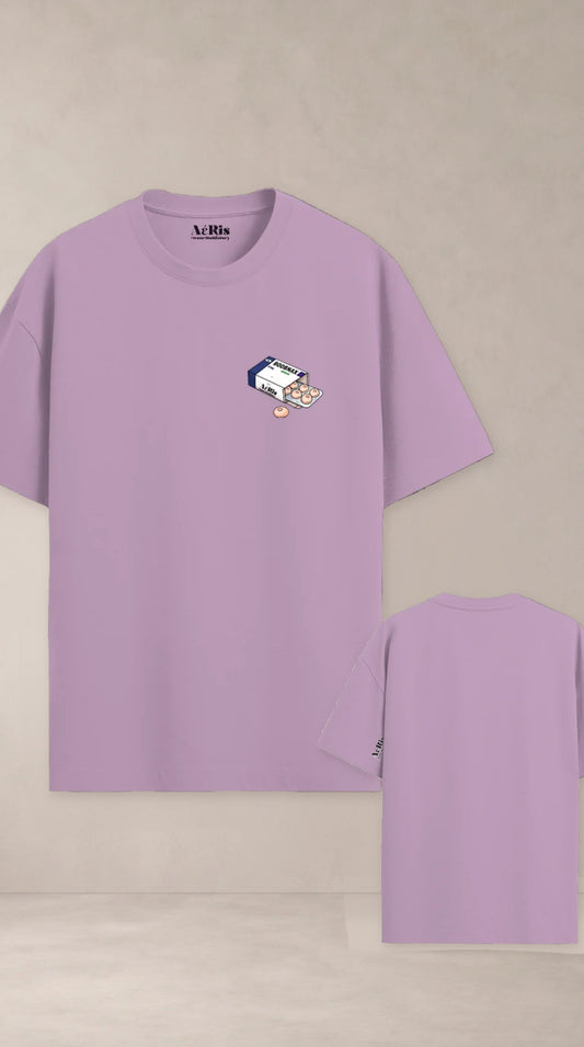 Boobnax, oversized t-shirt AέRis, πίσω και μπροστά όψη