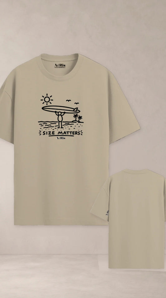 Size Matters, oversized t-shirt AέRis, πίσω και μπροστά όψη