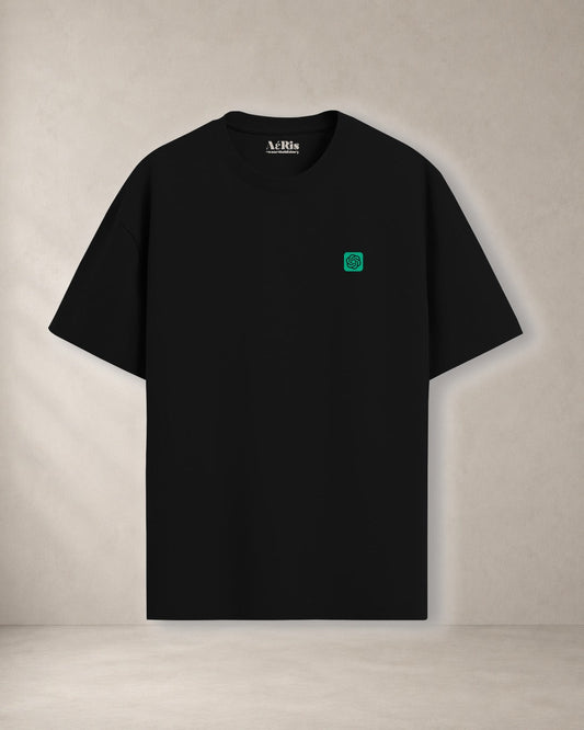 CHAT GPT – oversized t-shirt Aeris, σε μαύρο