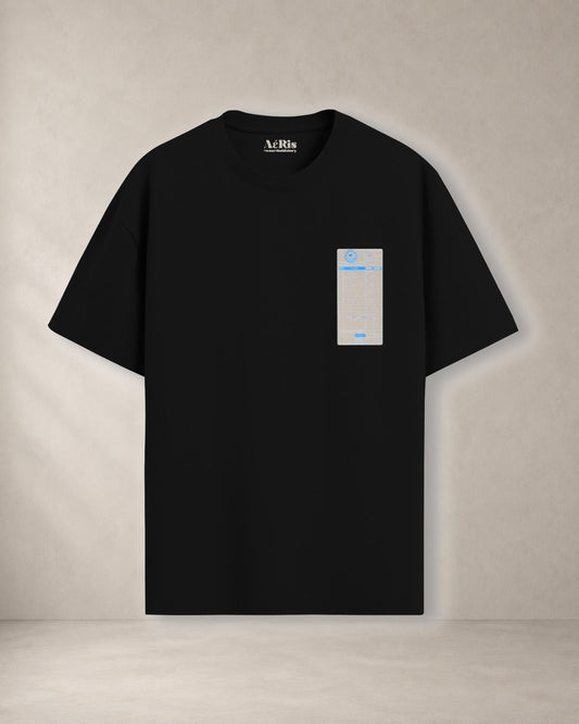 DELTIO PARAGGELIAS – oversized t-shirt Aeris, σε μαύρο