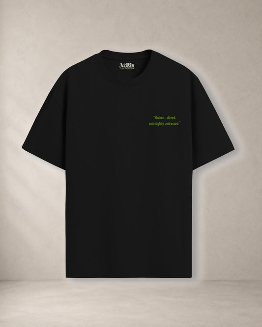 MARGARITA – oversized t-shirt Aeris, σε μαύρο