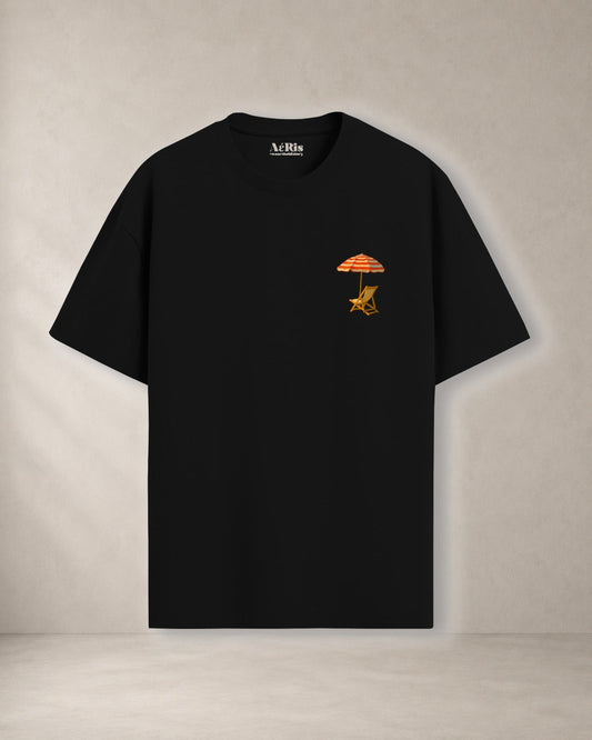 OMBRELLA – oversized t-shirt Aeris, σε μαύρο