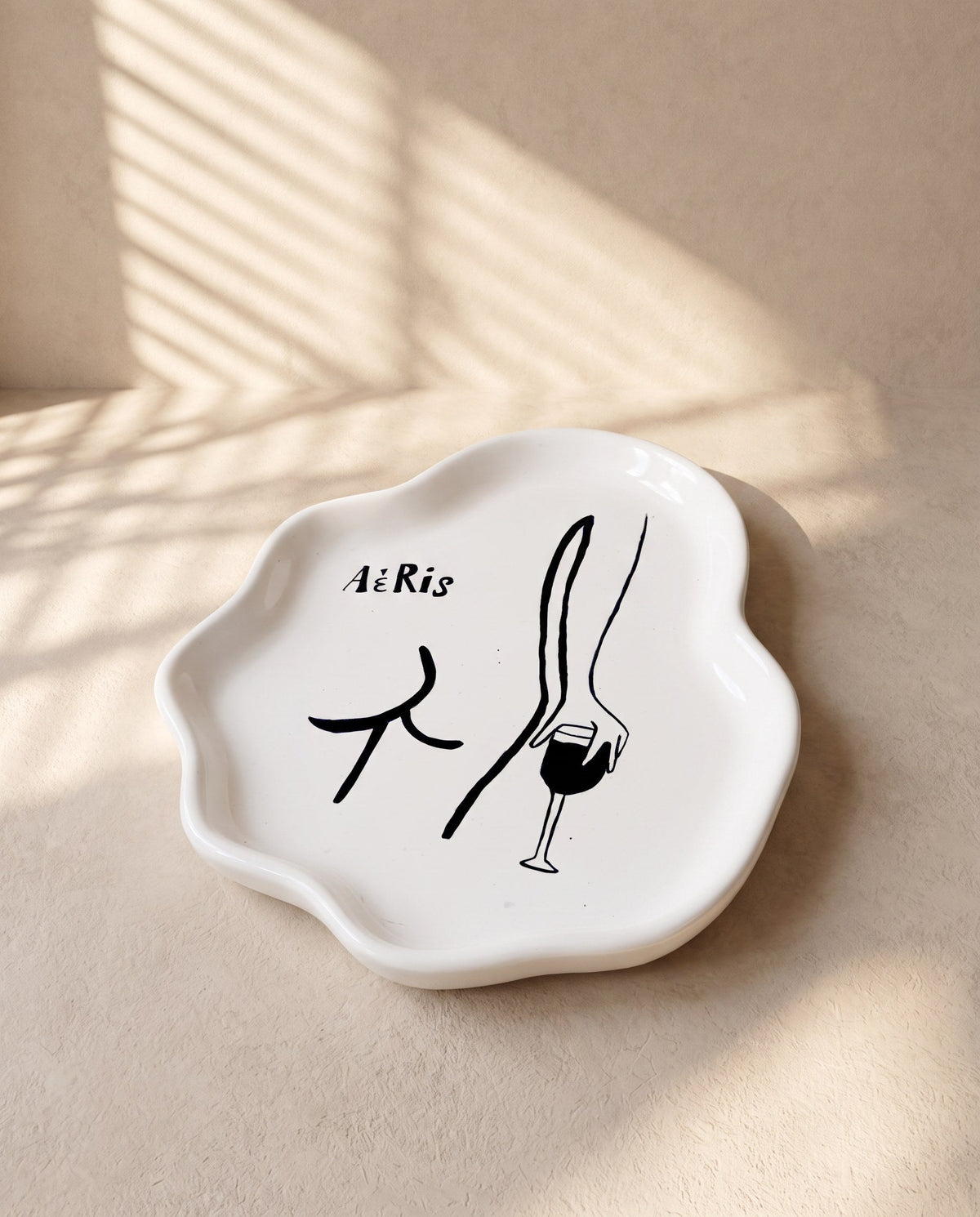 AERIS πιατάκι Body & Wine, λήψη υπό γωνία