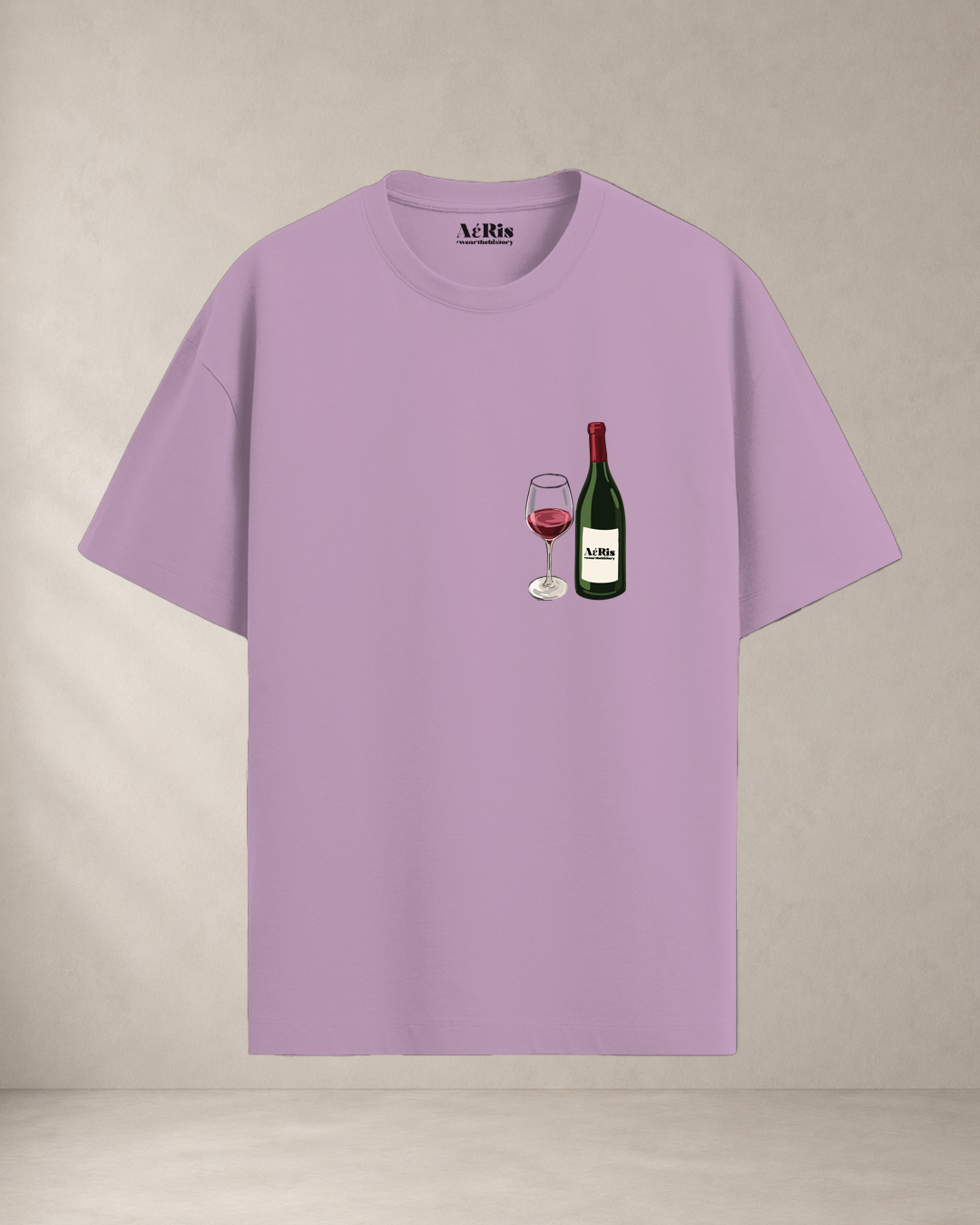 Vino – oversized t-shirt Aeris, σε λιλά