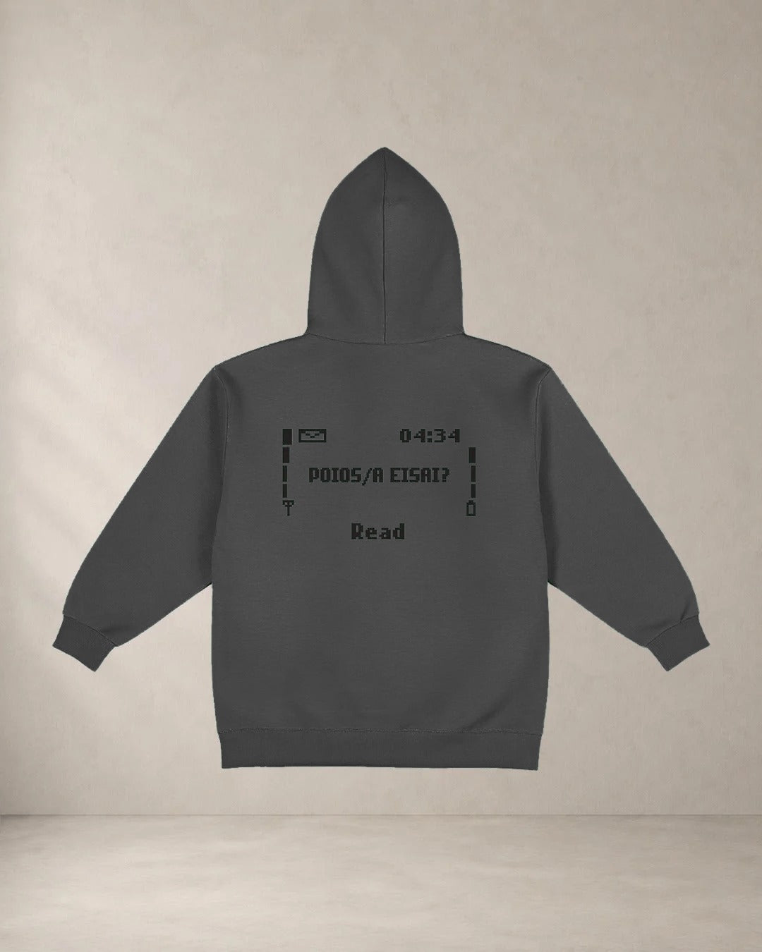 AέRis Hoodie 3310 Ανθρακί πλάτη