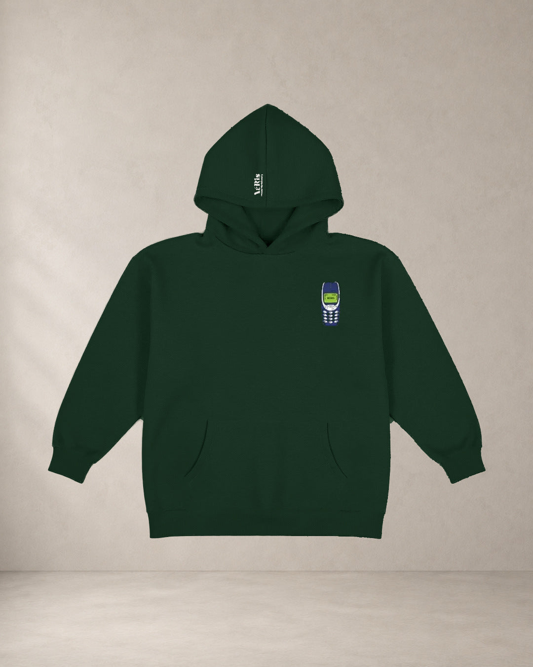 AέRis Hoodie 3310 Κυπαρίσσι μπροστά