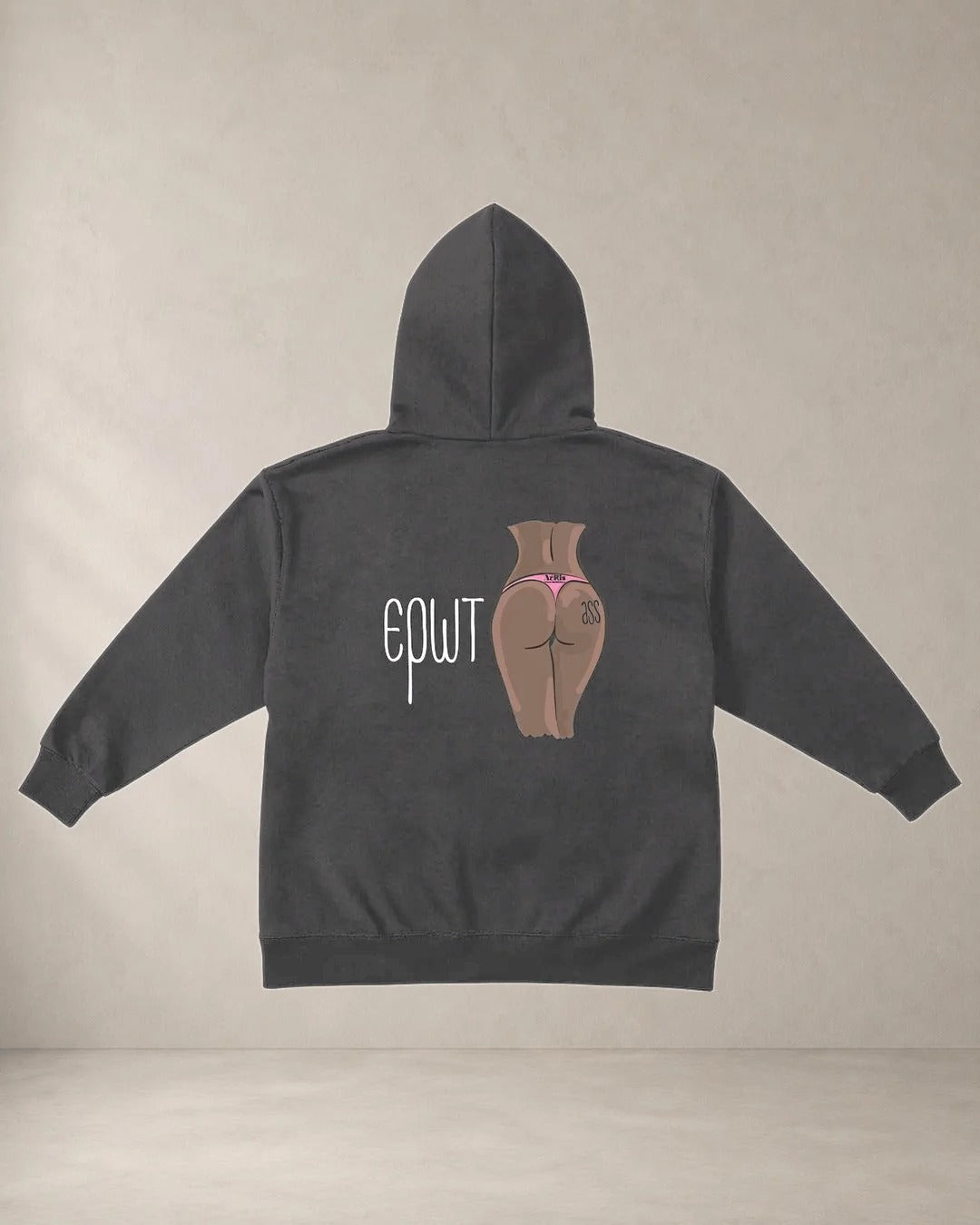 AέRis Hoodie Ερωταss Ανθρακί πλάτη