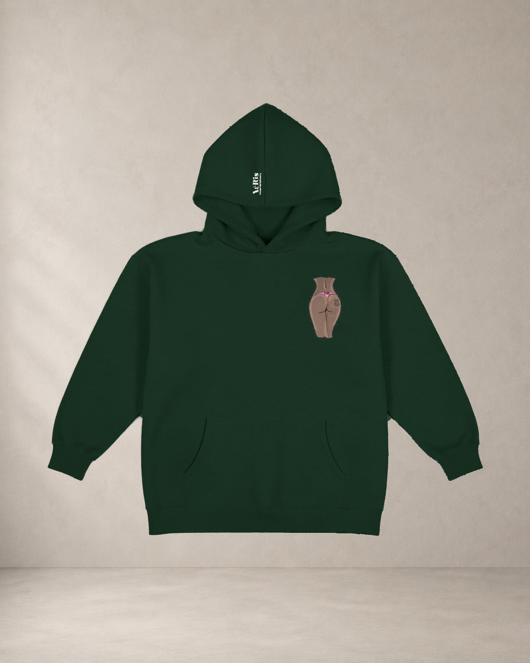 AέRis Hoodie Ερωταss Κυπαρίσσι μπροστά