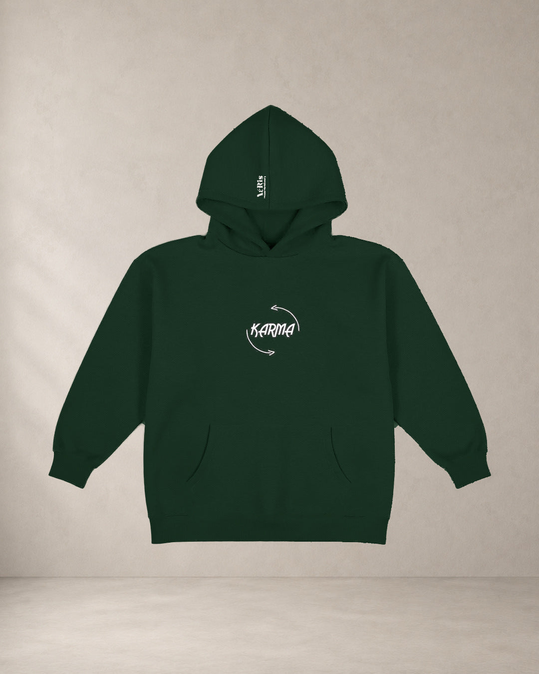 AέRis Hoodie Karma Κυπαρίσσι μπροστά