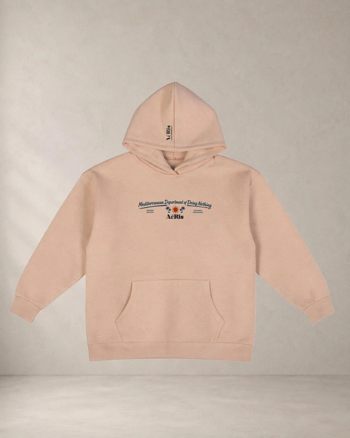 HOODIE LOCAL LEGENDS, oversized hoodie AέRis σε μπεζ