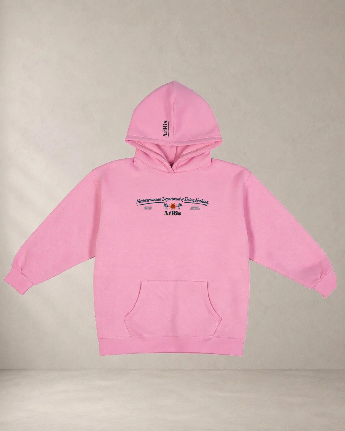 HOODIE LOCAL LEGENDS, oversized hoodie AέRis σε ροζ
