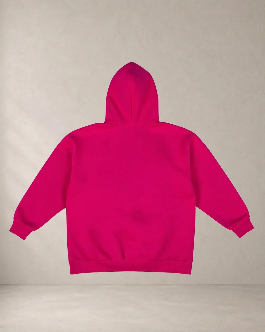 HOODIE PANTREMENOI, oversized hoodie AέRis, πίσω όψη σε φουξ