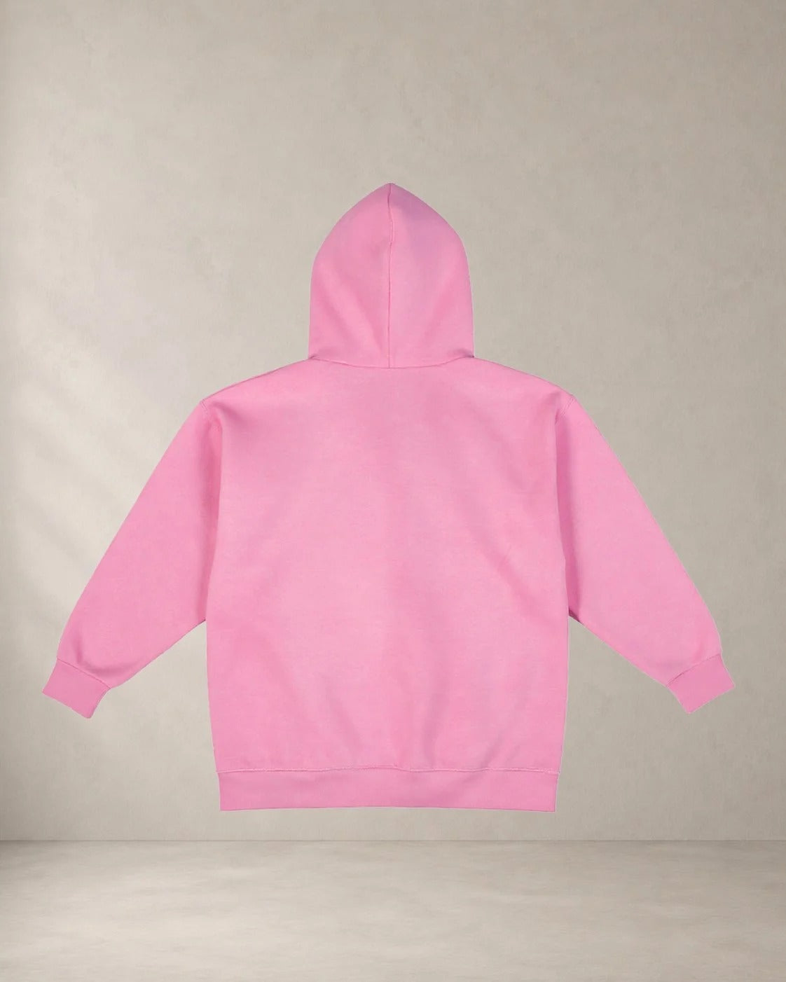 HOODIE ΒΛΑΜΑΙΝ, oversized hoodie AέRis, πίσω όψη σε ροζ