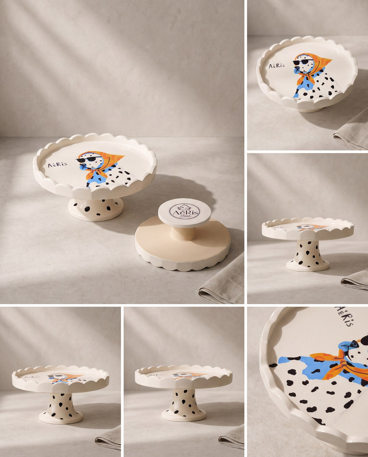 AERIS μίνι φρουτιέρα Dalmatian, όψεις και λεπτομέρειες