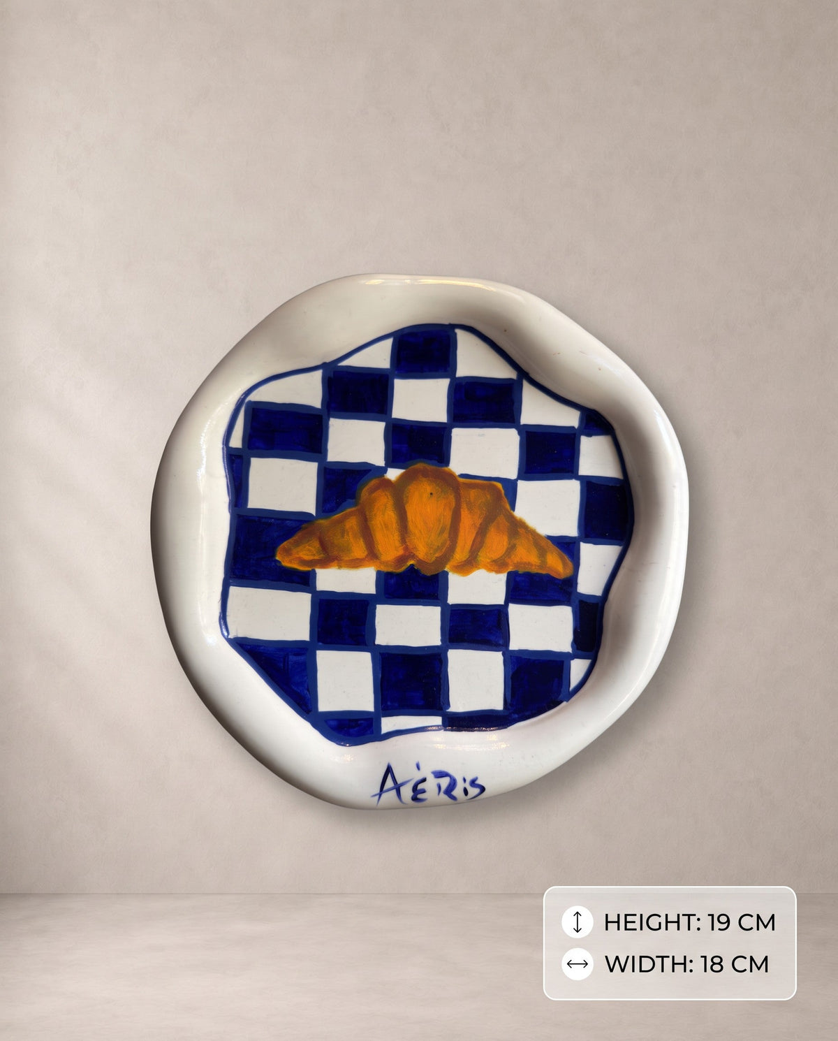 AERIS πιατάκι κρουασάν με διαστάσεις